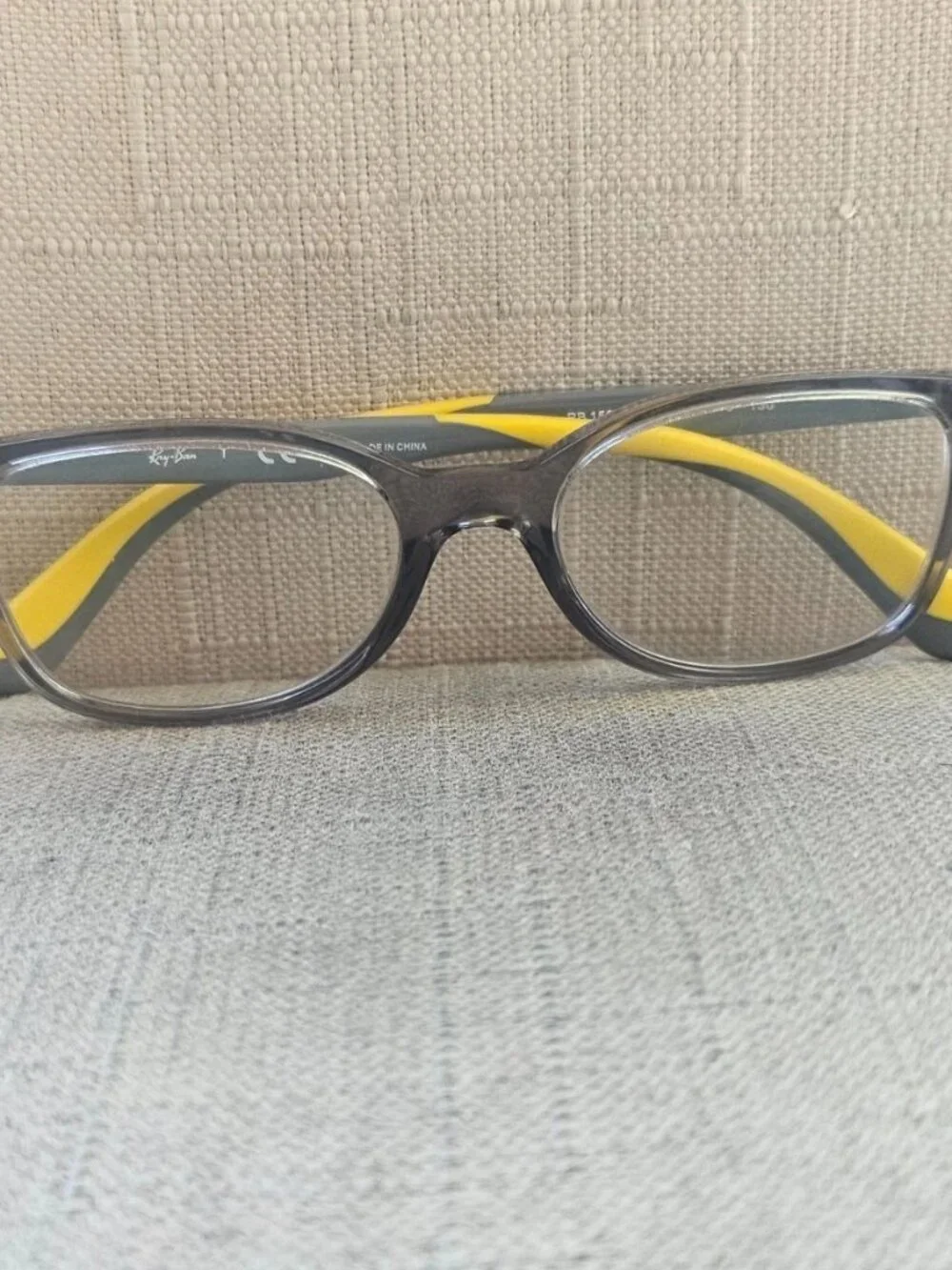 Ray-Ban Youth Eyeglasses Frame Gray/Yellow Tone Eyewear RB1586 3774 Glasses